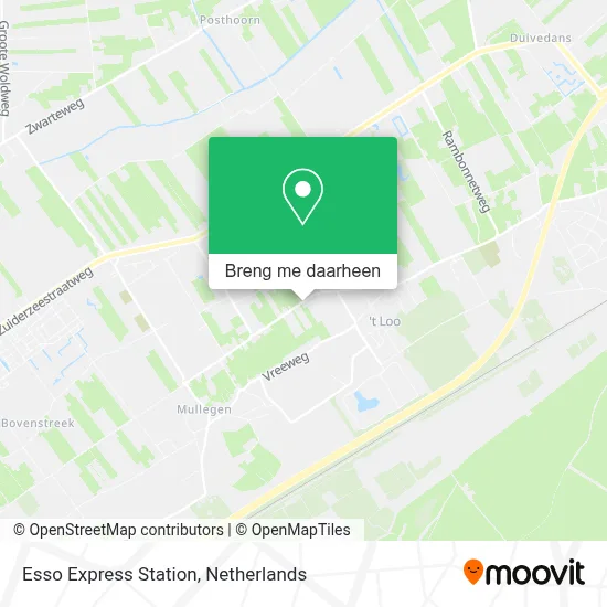 Esso Express Station kaart
