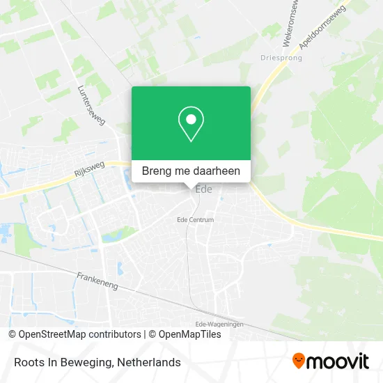 Roots In Beweging kaart