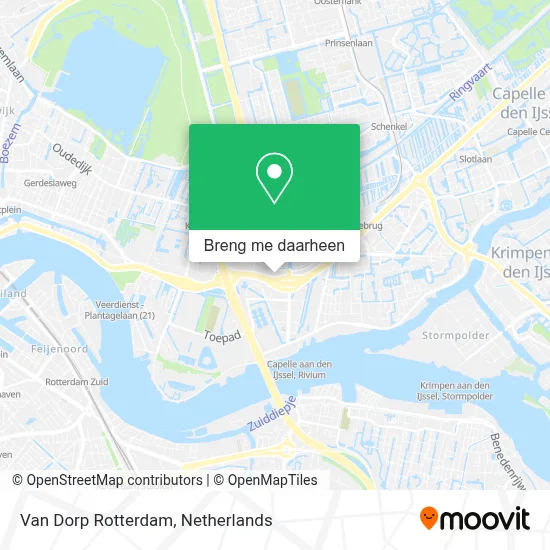 Van Dorp Rotterdam kaart