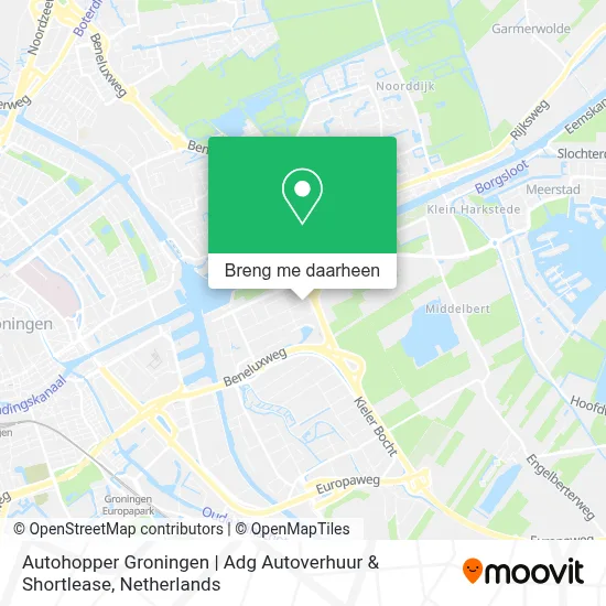 Autohopper Groningen | Adg Autoverhuur & Shortlease kaart
