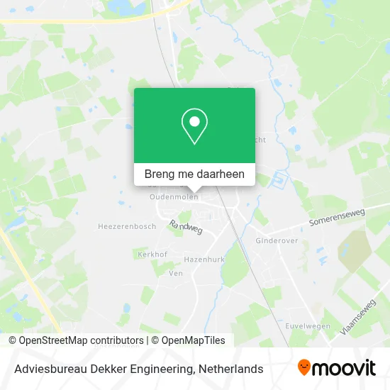 Adviesbureau Dekker Engineering kaart