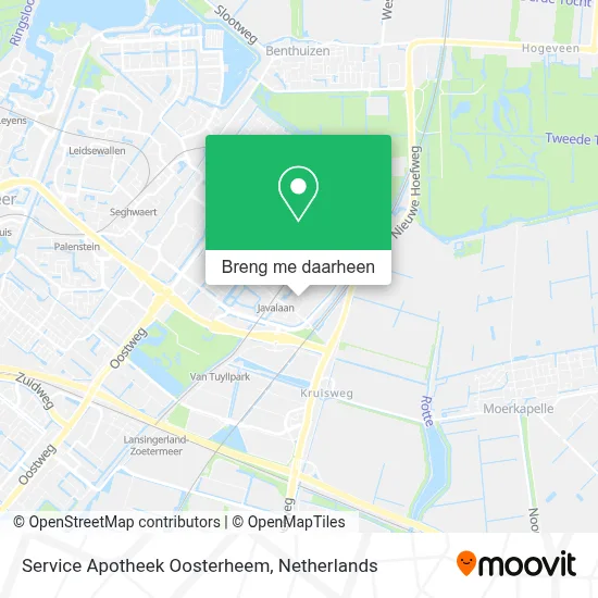 Service Apotheek Oosterheem kaart
