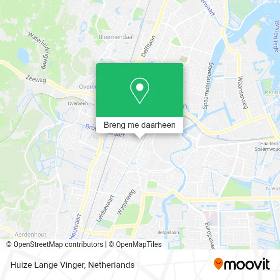 Huize Lange Vinger kaart