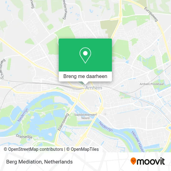 Berg Mediation kaart
