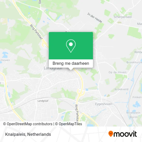 Knalpaleis kaart