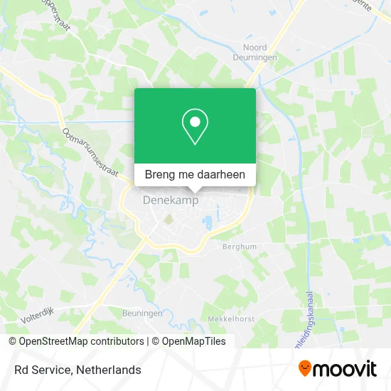 Rd Service kaart