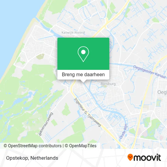 Opstekop kaart