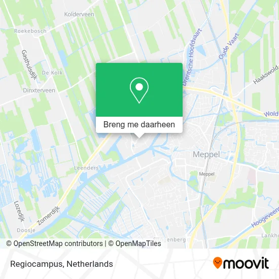 Regiocampus kaart