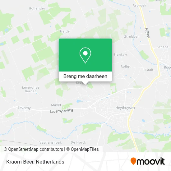 Kraom Beer kaart