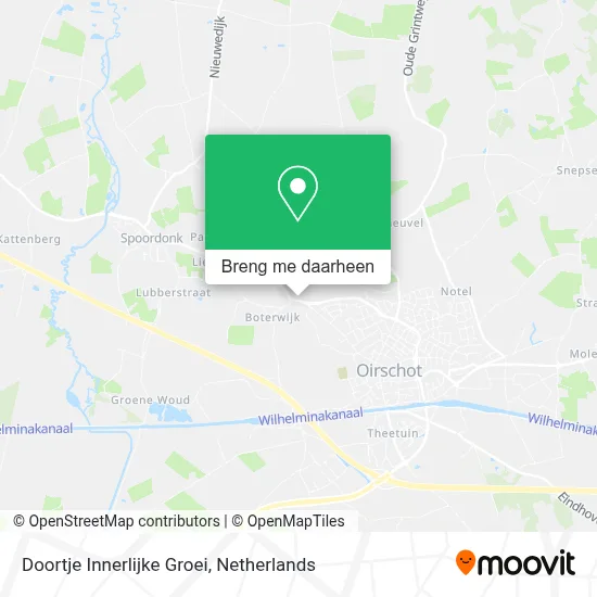 Doortje Innerlijke Groei kaart