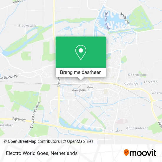 Electro World Goes kaart