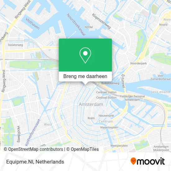 Equipme.Nl kaart