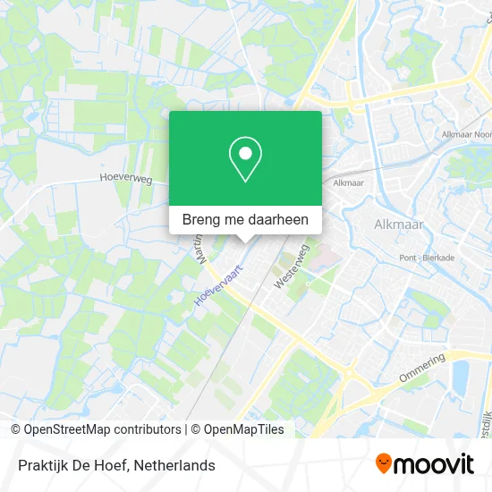Praktijk De Hoef kaart