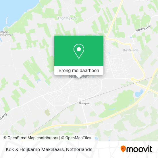Kok & Heijkamp Makelaars kaart