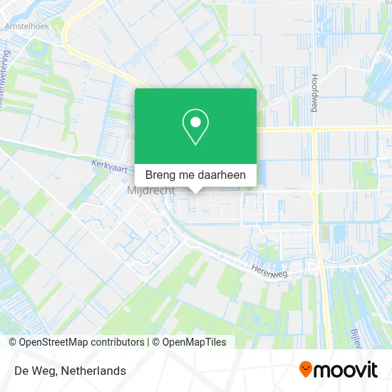 De Weg kaart