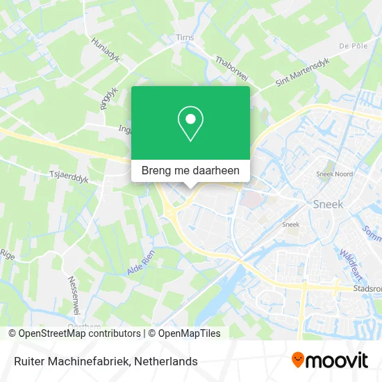 Ruiter Machinefabriek kaart
