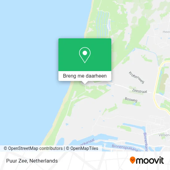 Puur Zee kaart