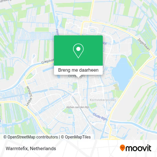 Warmtefix kaart