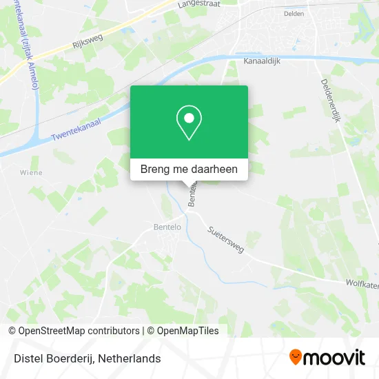 Distel Boerderij kaart