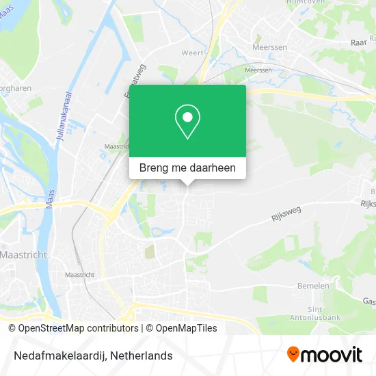 Nedafmakelaardij kaart