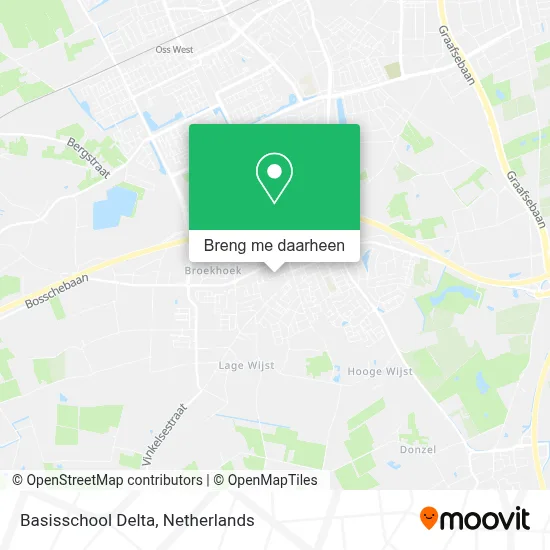 Basisschool Delta kaart
