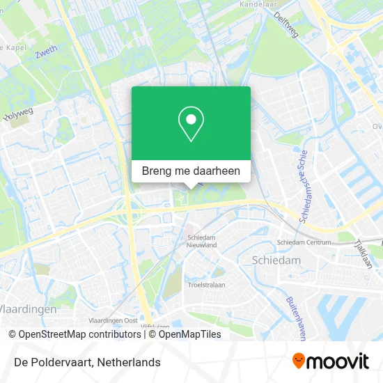 De Poldervaart kaart