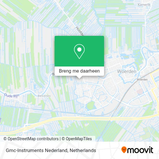 Gmc-Instruments Nederland kaart