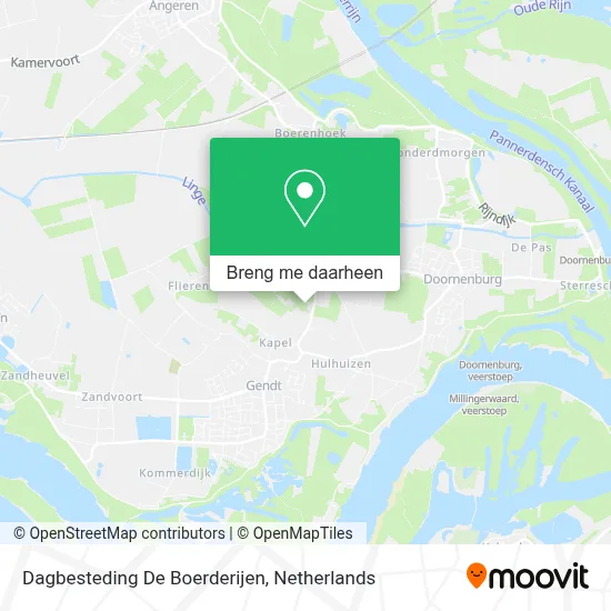 Dagbesteding De Boerderijen kaart