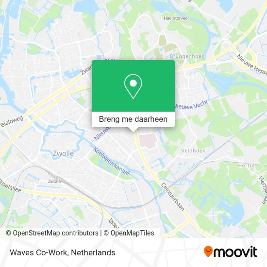 Waves Co-Work kaart