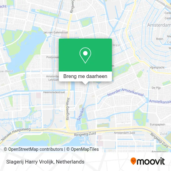 Slagerij Harry Vrolijk kaart