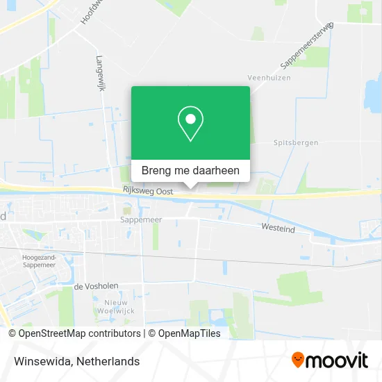 Winsewida kaart
