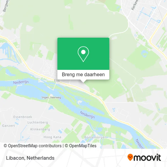 Libacon kaart