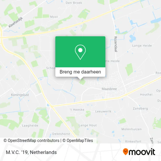M.V.C. '19 kaart