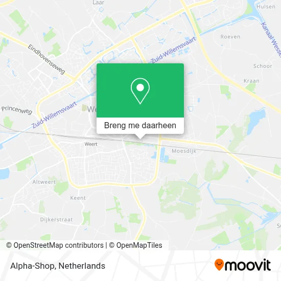 Alpha-Shop kaart