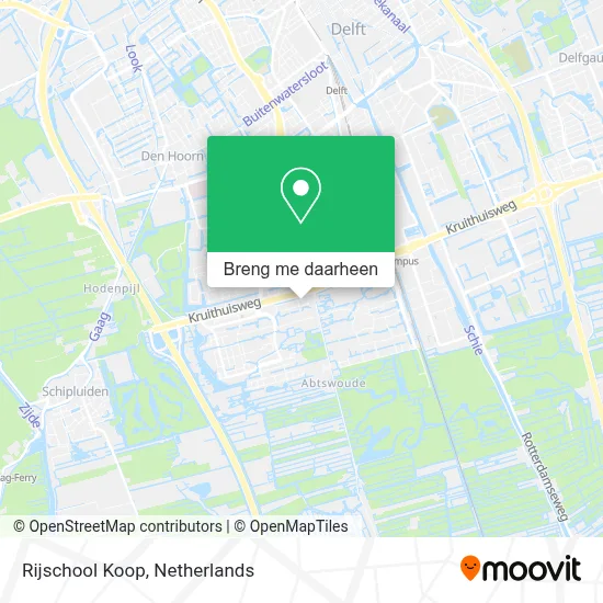 Rijschool Koop kaart
