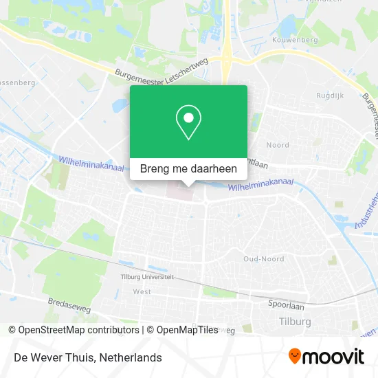 De Wever Thuis kaart