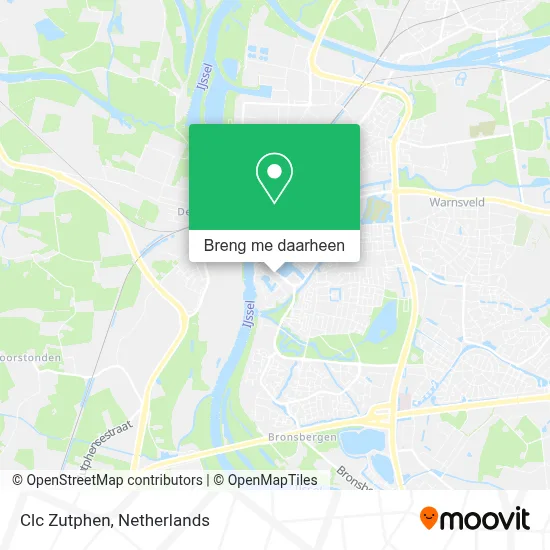 Clc Zutphen kaart