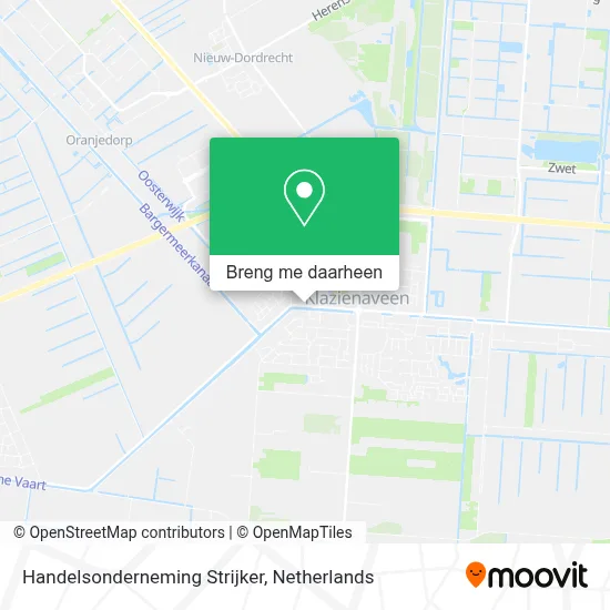 Handelsonderneming Strijker kaart