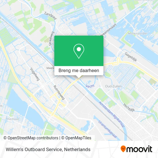 Willem's Outboard Service kaart
