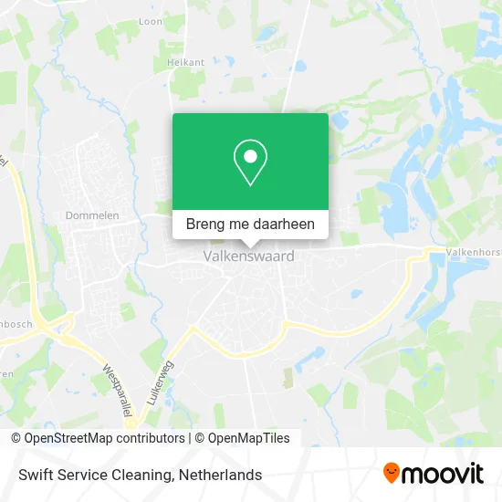 Swift Service Cleaning kaart