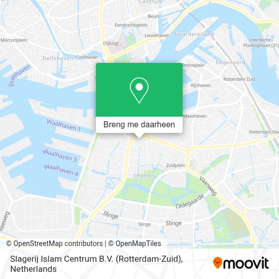Slagerij Islam Centrum B.V. (Rotterdam-Zuid) kaart