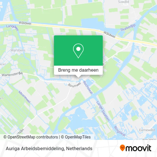 Auriga Arbeidsbemiddeling kaart