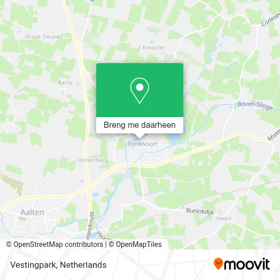 Vestingpark kaart