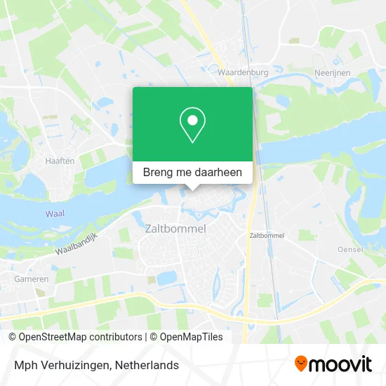 Mph Verhuizingen kaart