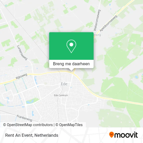 Rent An Event kaart