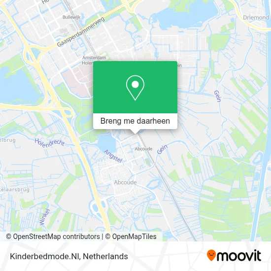 Kinderbedmode.Nl kaart