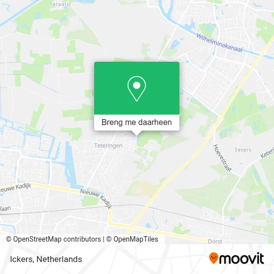 Ickers kaart