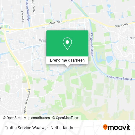 Traffic Service Waalwijk kaart