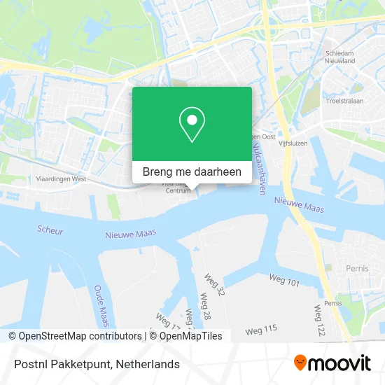 Postnl Pakketpunt kaart