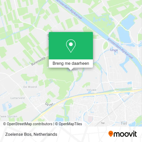Zoelense Bos kaart